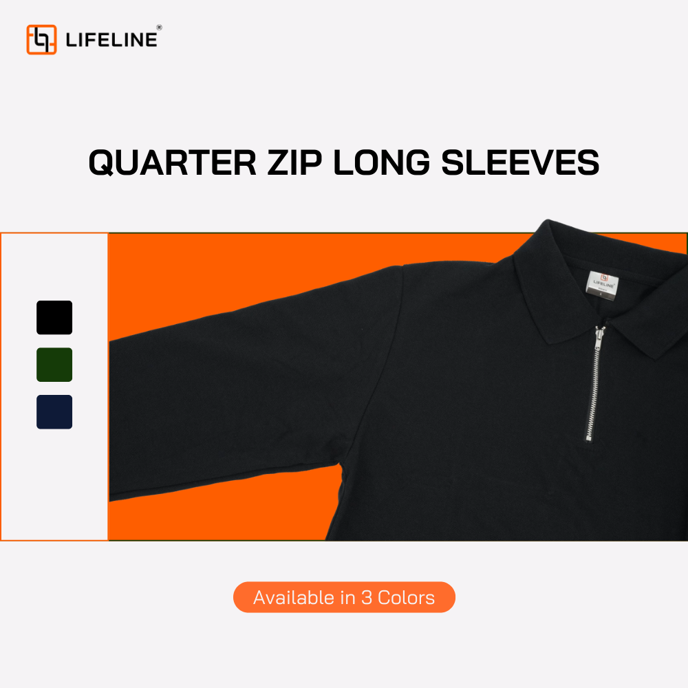 Quarter Zip Long Sleeve