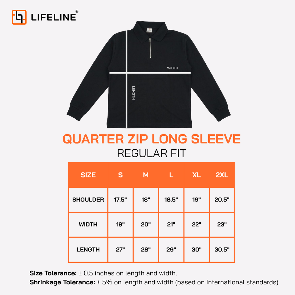 Quarter Zip Long Sleeve