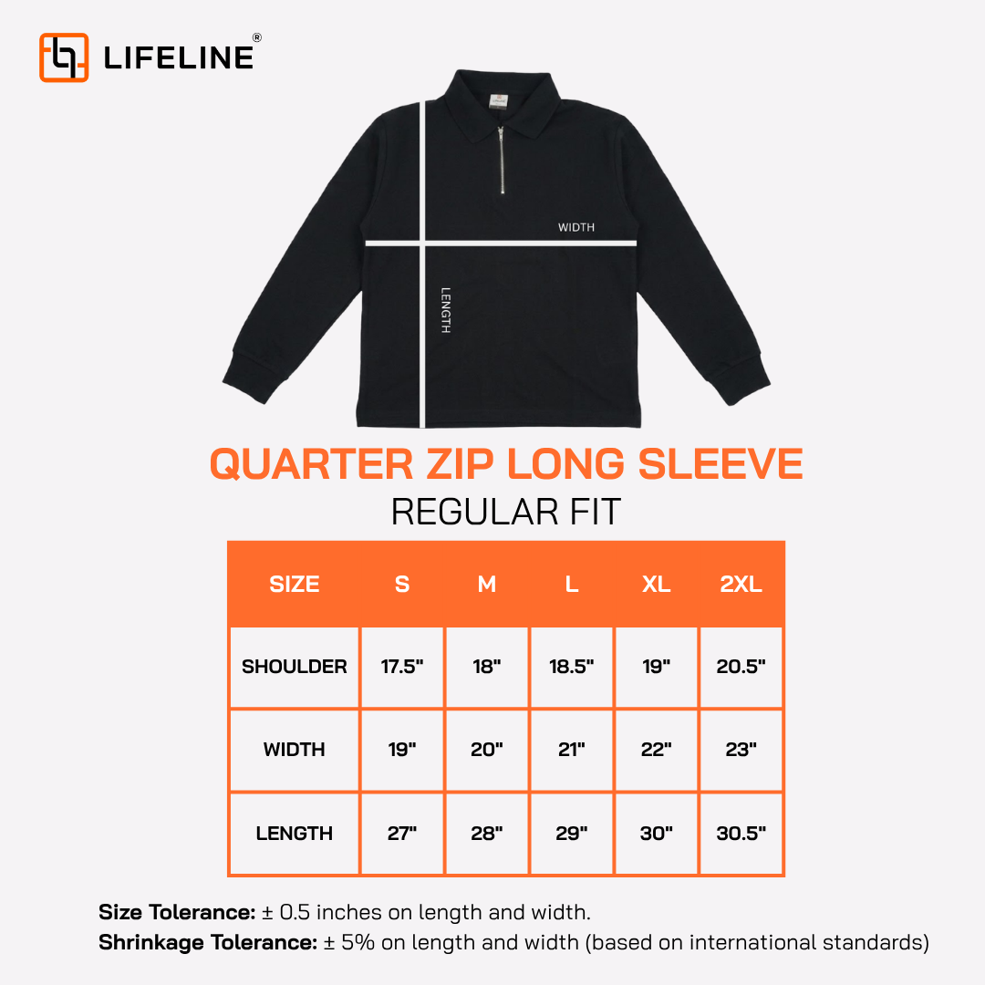 Quarter Zip Long Sleeve